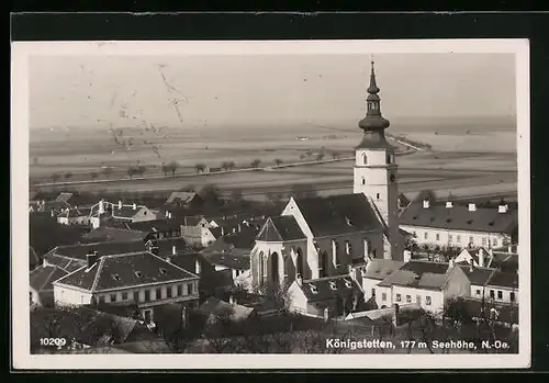 AK Königstetten, Ortsansicht mit Kirche