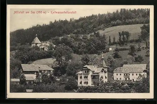 AK Millstatt am See, Kaltwasserheilanstalt, Gesamtansicht