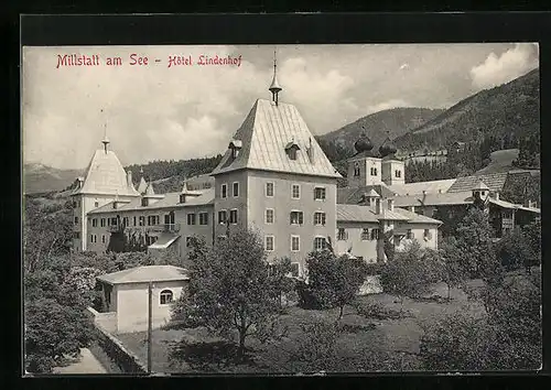 AK Millstatt am See, Hôtel Lindenhof, Gesamtansicht