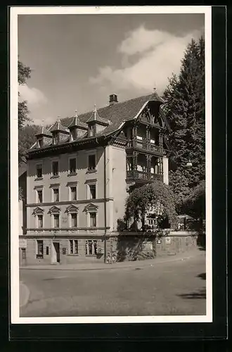 AK Triberg /Schwarzwald, Hotel-Pension Pfaff