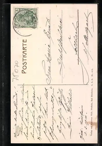 AK Bad Dürrheim, Totalansicht mit Kurhaus