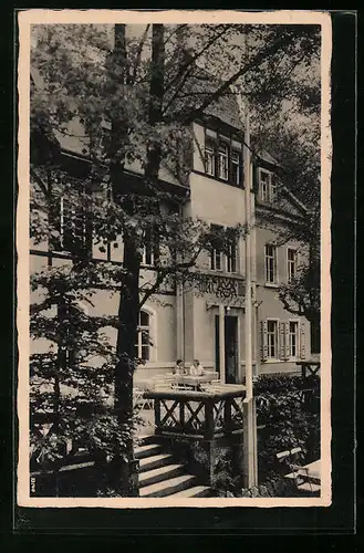 AK Pillnitz, Gasthof Meixmühle im Friedrichsgrunde