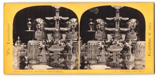 Stereo-Fotografie London Stereoscopic and Photog. Co., London, Ausstellung 1862, The Glass Court