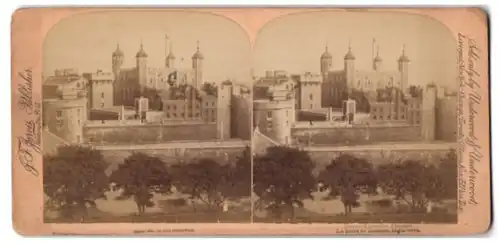 Stereo-Fotografie J. F. Jarvis, Washington D.C., Ansicht London, Blick auf den Tower von London
