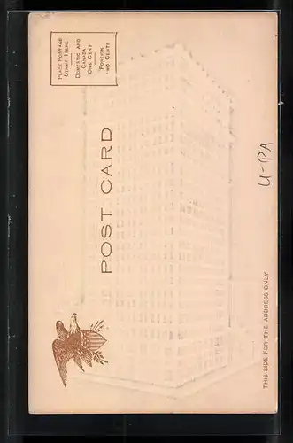 Präge-AK Pittsburgh, PA, Farmers National Bank Building