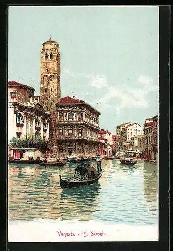 Künstler-AK Venezia, S. Geremia
