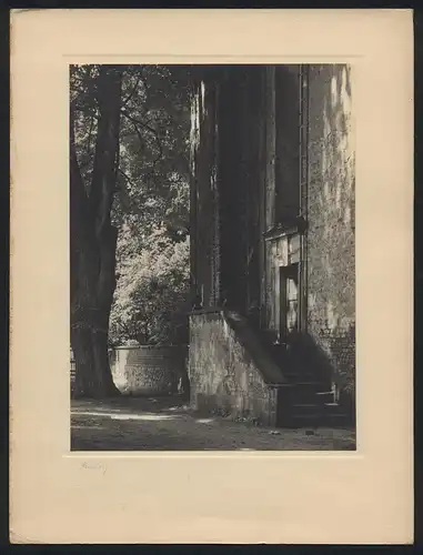 Fotografie unbekannter Fotograf, Ansicht Bad Schmiedeberg, Partie am Schloss Reinharz