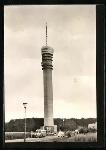 AK Schwerin, Fernsehturm mit Autos