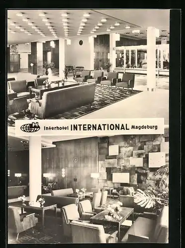 AK Magdeburg, Interhotel International, Innenansichten