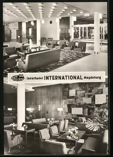 AK Magdeburg, Interhotel International, Innenansichten