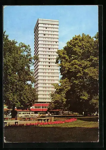 AK Frankfurt /Oder, Hochhaus am Platz der Republik