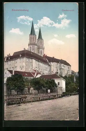 AK Klosterneuburg, Blick auf den Chorherrnstift