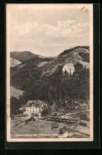 AK Siegmundsberg bei Mariazell, Erholungsheim, Kapelle