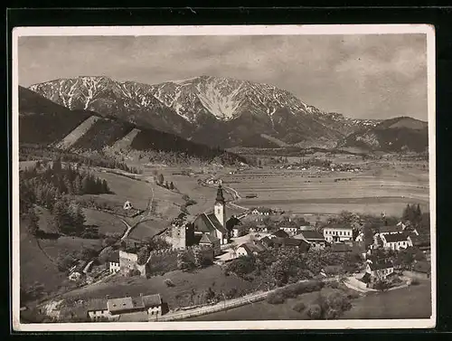 AK Puchberg, Ort aus der Vogelschau