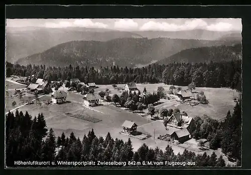 AK Zwieselberg, Fliegeraufnahme des Luftkurortes
