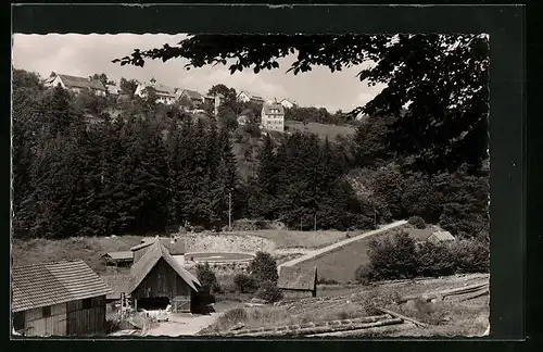 AK Kapfenhardt b. Calw, Blick auf die Einfamilienhäuser