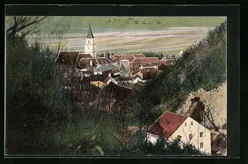 AK St. Andrä, Panorama mit Kirche