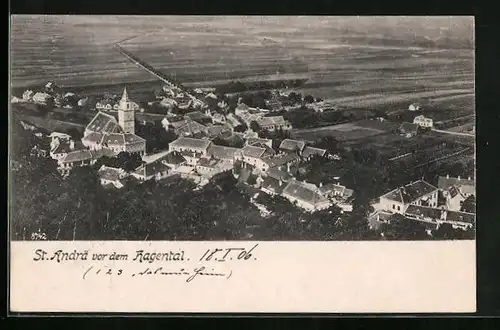 AK St. Andrä, Gesamtansicht mit Kirche