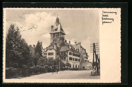 AK Semmering, Hotel Erzherzog Johann