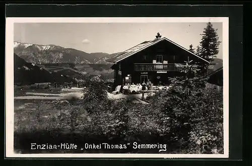 AK Semmering, Enzian-Hütte Onkel Thomas