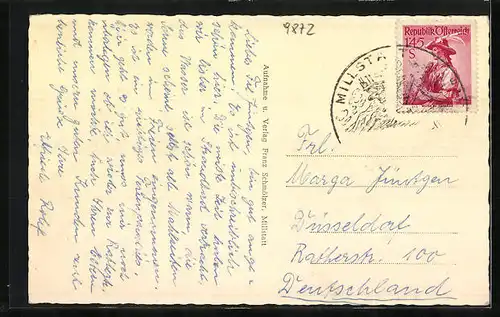 AK Millstatt am See, Strandbad mit Rutsche