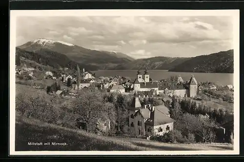 AK Millstatt am See, Teilansicht mit Mirnock