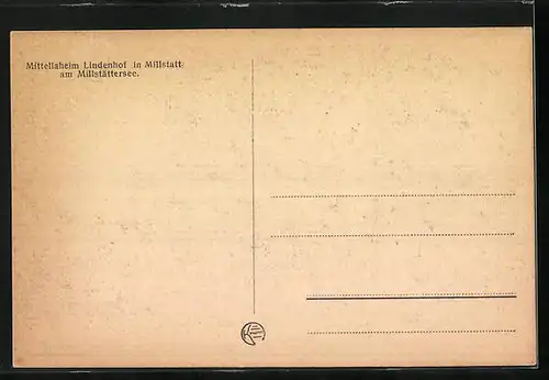 AK Millstatt am See, Mittelaheim Lindenhof