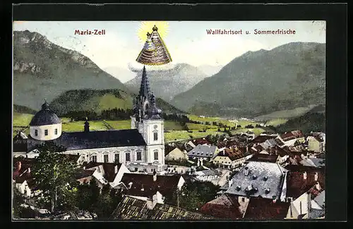 AK Maria-Zell, Sommerfrische vor Bergpanorama