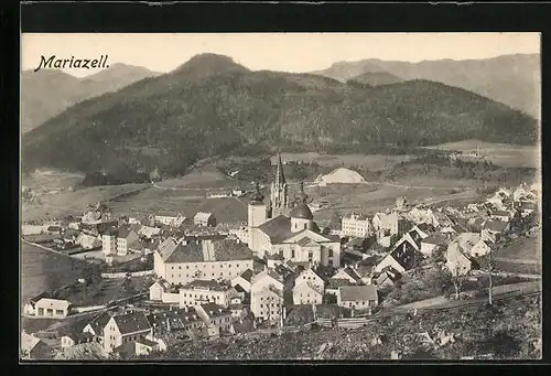 AK Mariazell, Kirche im Zentrum des Ortes