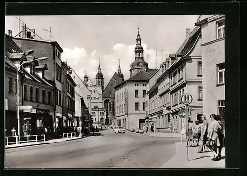 AK Eisleben, Bushaltestelle am Markt
