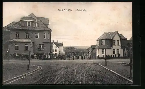 AK Schlotheim, Häuser an der Oststrasse