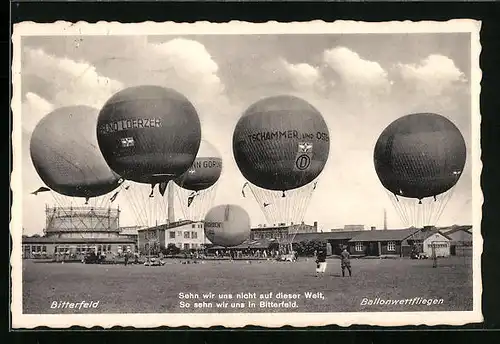 AK Bitterfeld, Ballonwettfliegen