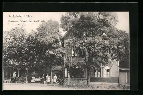 AK Schlotheim i. Thür., Restaurant Felsenkeller