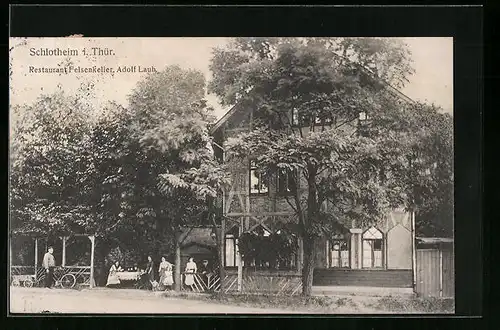 AK Schlotheim i. Thür., Restaurant Felsenkeller