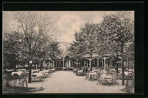 AK Neumünster, Gasthof Forsthaus im Stadtpark