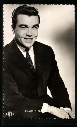 AK Schauspieler Claus Biederstädt in Die verpfuschte Hochzeitsnacht