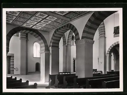 Foto-AK Deutscher Kunstverlag, Nr. 13: Insel Reichenau, Mittelzell, Münster, westliches Querschiff