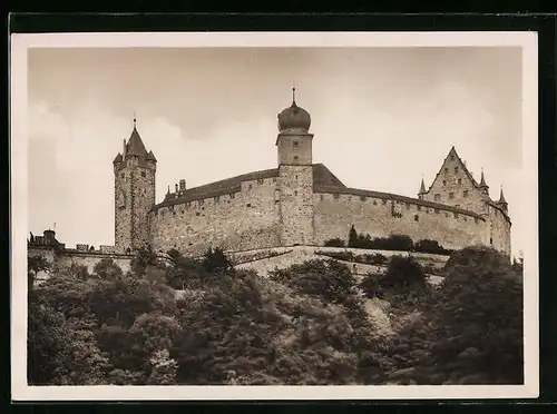 Foto-AK Deutscher Kunstverlag, Nr. Cg 19: Coburg, Veste Coburg von Westen