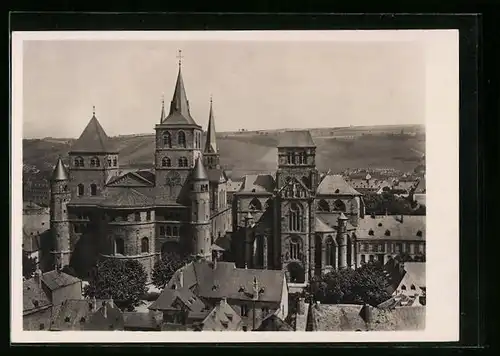 Foto-AK Deutscher Kunstverlag, Nr. Tr 5: Trier, Dom u. Liebfrauenkirche