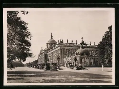 Foto-AK Deutscher Kunstverlag, Nr. P 42: Potsdam, Neues Palais von Nordosten
