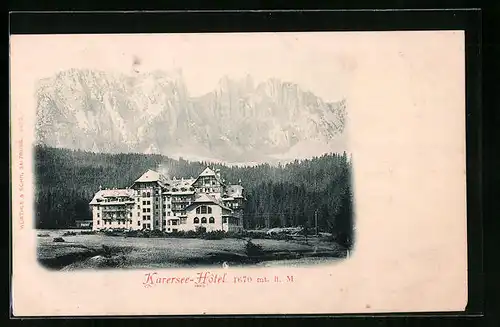 AK Karersee, Karersee-Hotel