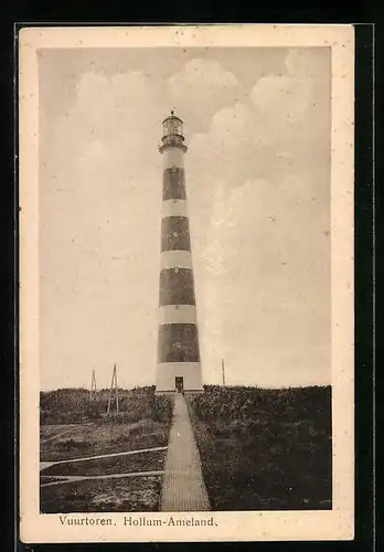 AK Hollum, Vuurtoren, Leuchtturm