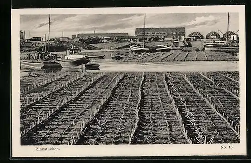 AK Zuiderzeewerken, Zinkstukken