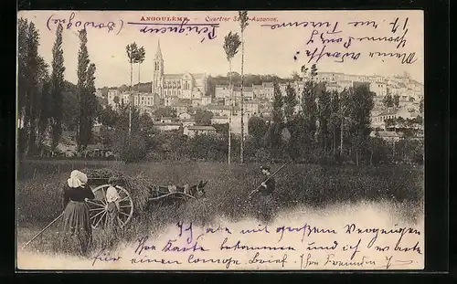 AK Angouleme, Quartier Saint-Ausonne