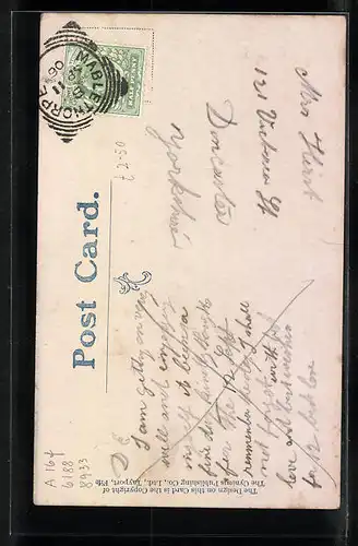 Künstler-AK Cynicus: Älteres Paar sitzt küssend auf einem Stuhl