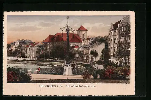 AK Königsberg, Schlossteich-Promenade