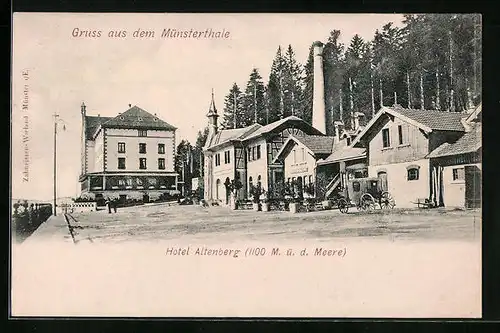 AK Schlucht, Hotel Altenberg im Münsterthale