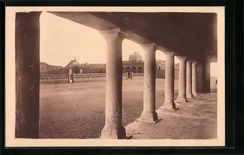 AK In Salah, Le Poste de T. S. F. vu de la popote des Officiers