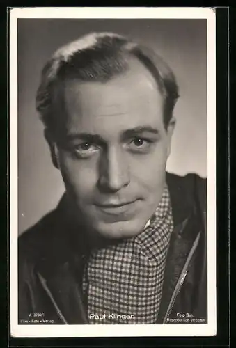 AK Schauspieler Paul Klinger im Kostüm aus Zirkus Renz