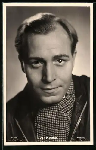 AK Schauspieler Paul Klinger im Kostüm aus Zirkus Renz